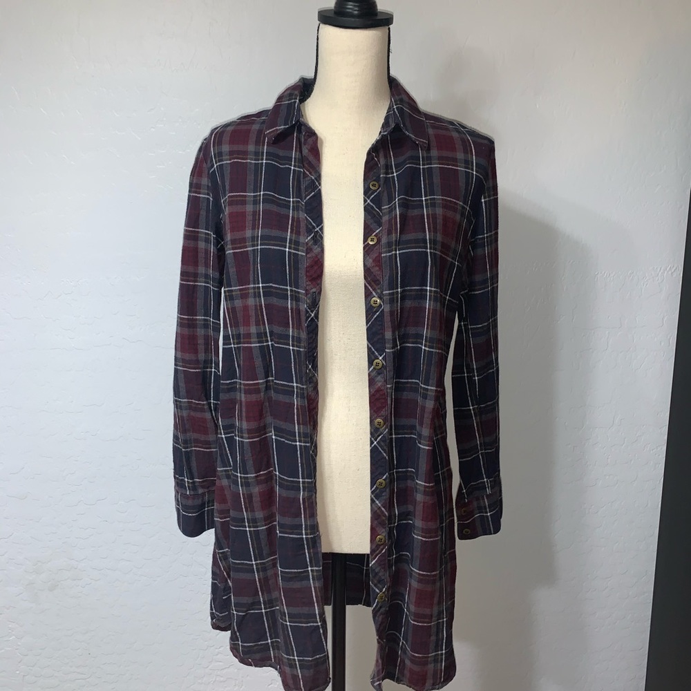 Long sleeved flannel dress